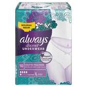 Always discreet culottes incontinence normal taille L X10