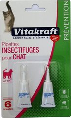 Pipettes insectifuges pour chat, Prevention
