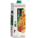 Auchan pur jus multifruits 1l
