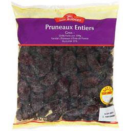 Pruneaux variete : prune d'ente, tres gros : 44/55, le paquet, 1000g