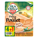 Isla Delice poulet tranche x4 150g