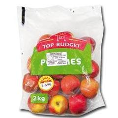 Top Budget, Pommes BICOLORES, le filet deja pese de 2 kg