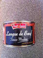 Paul & Louise Langue de Bœuf Sauce Madère 410 g - Lot de 2