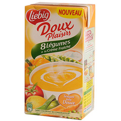 Soupe Doux Plaisir Liebig Huit legumes creme fraiche 1l