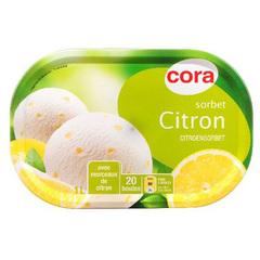 Cora bac sorbet citron 1l