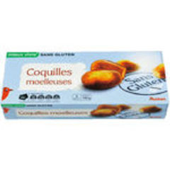 Auchan coquilles moelleuses sans gluten x6 - 180g