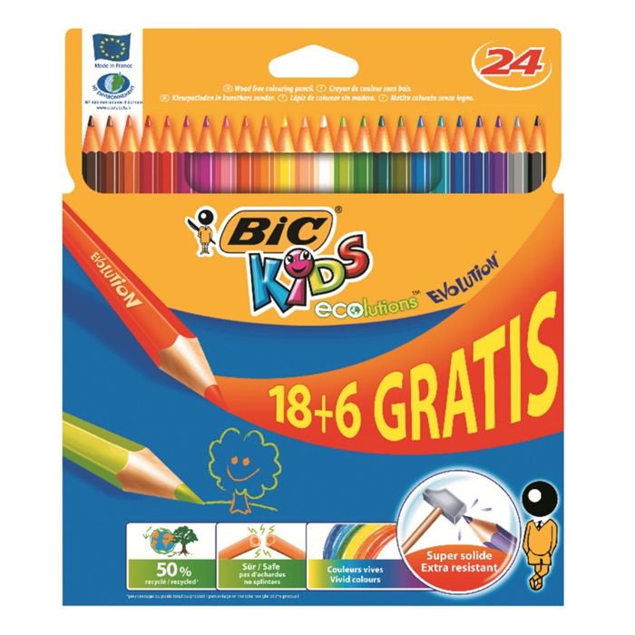 Crayons Bic Kids couleur 18