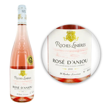 Roches Linieres Vin d'Anjou vin rosé Roches Linieres la bouteille de 75 cl