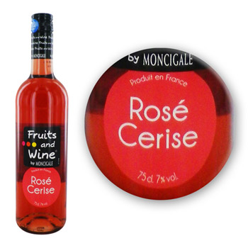 rose cerise fruits&wine 75cl