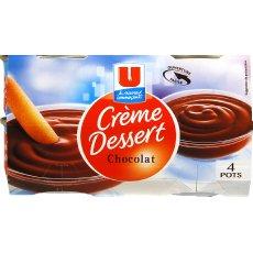 Creme dessert au chocolat U, 4x120g