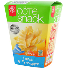 Fusilli Cote Snack 4 fromages 300g