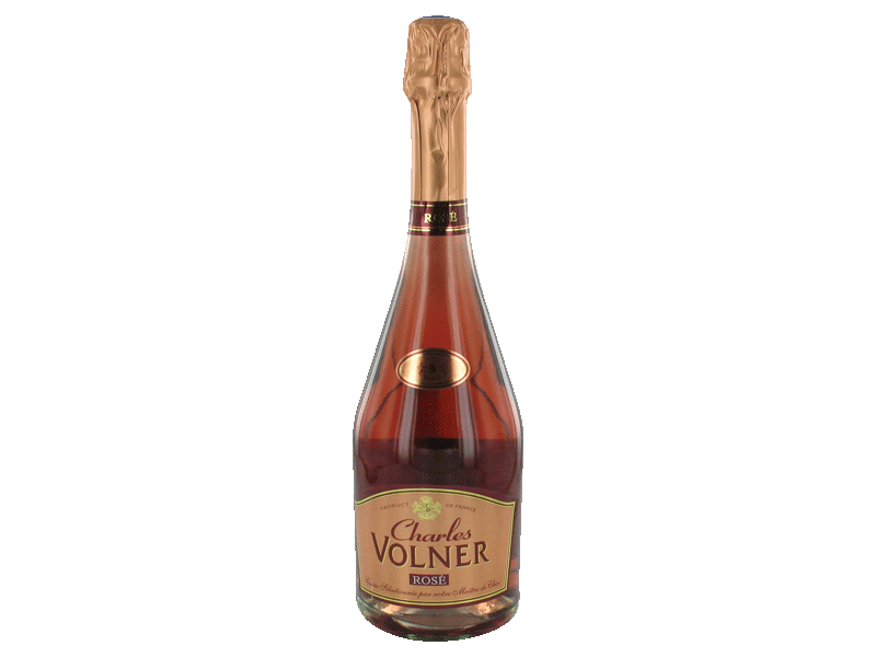 Vin mousseux Charles Volner Rosé 12%vol. 75cl