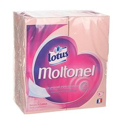 Papier toilette 3 plis extrait de lotus MOLTONEL, 8 paquets