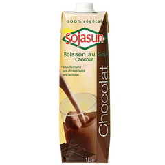 Boisson au soja UHT au chocolat SOJASUN, 1l