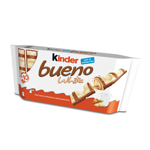 KINDER, bueno white chocolat 10x2 barres, 390g