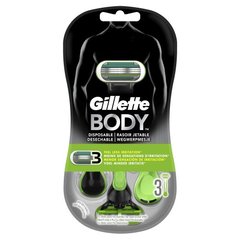 Gillette rasoirs jetables body x3