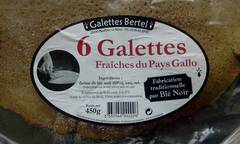 6 Galettes de ble noir BERTEL' GALETT, 450g