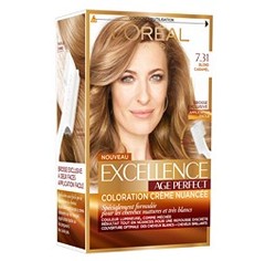 Excellence L'Oréal Paris Excellence Coloration Cheveux Matures & Très Blancs Age Perfect 7,31 Blond Caramel