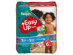 Couches Pampers Easy Up T6 x18