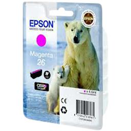 Epson, Cartouche serie ours polaire 26 couleur magenta, la cartouche d'encre