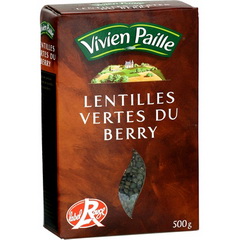 Lentilles vertes du Berry, label rouge