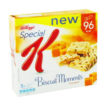Biscuits moments caramel SPECIAL K KELLOGG'S, 5x25g