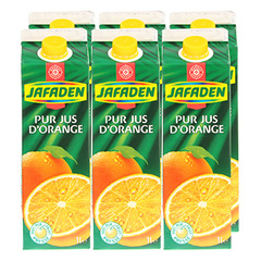 Jus d'orange Jafaden Pur 6x1l