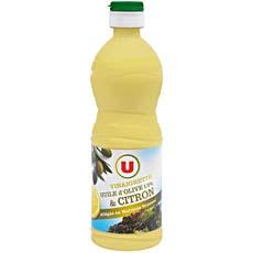 Vinaigrette allegee a l'huile d'olive et au citron U, 500ml