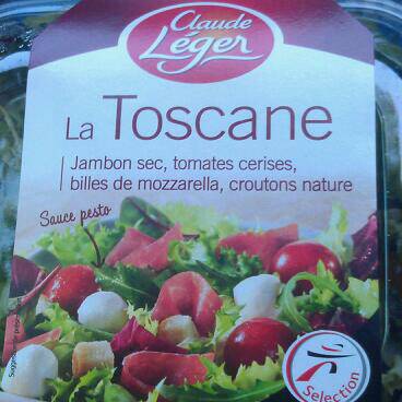 Claude Leger, Salade La Toscane sauce Pesto, le bol de 220g