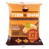 Tien Shan Nouilles asiatiques saveur poulet doux le lot de 2 sachets de 85g