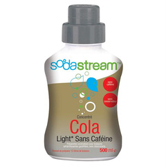 Sodastream, Concentre cola light sans cafeine, la bouteille de 500 ml