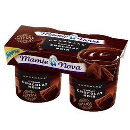 Mamie Nova Gourmand chocolat noir 2x150g