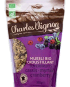 Charles Vignon muesli bio croustillant superfruits 375 g