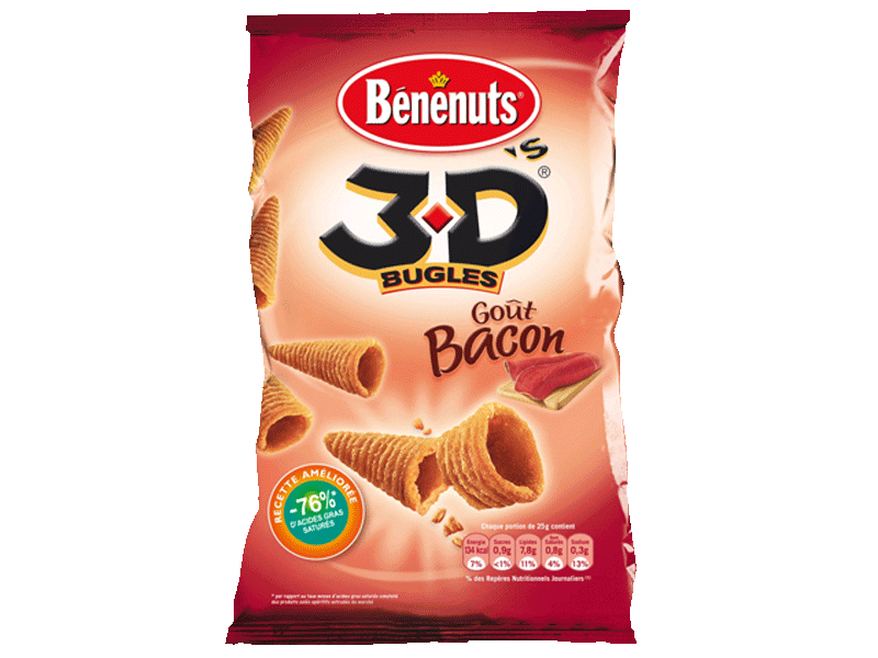 3D's Benenuts Bacon - 85g