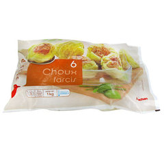 Auchan choux farcis x6 -1kg
