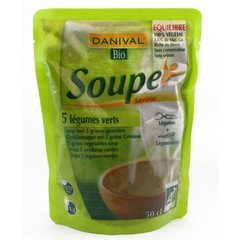 Soupe 5 légumes verts 50cl