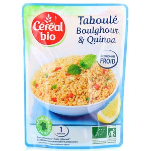 Taboule de boulgour, quinoa et tofou CEREAL BIO, 220g