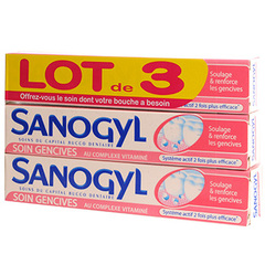 Dentifrice Sanogyl Soin gencives 3x75ml