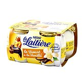 yaourt saveur vanille la laitiere 4x125g