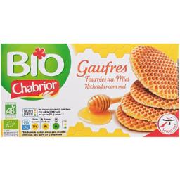 Chabrior Bio, Gaufres fourrees au miel BIO, le paquet de 175 g