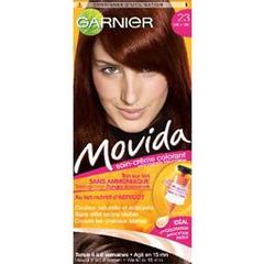 Movida Soin-creme colorant, ton sur ton sans ammoniaque, 23-chataigne, La boite de 125ml