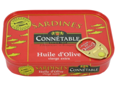 Sardines de Bretagne a l'huile d'olive vierge extra