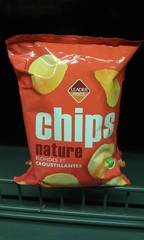 Chips nature blondes et croustillantes 6x30g