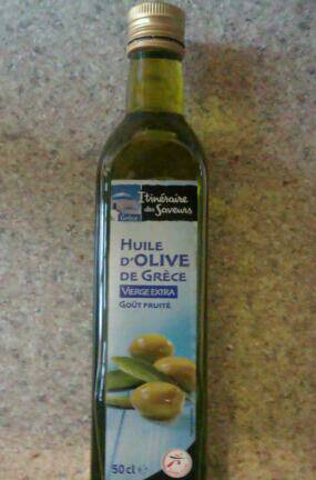 Itineraire des Saveurs, Huile d'olive vierge extra de Grece, la bouteille de 50 cl