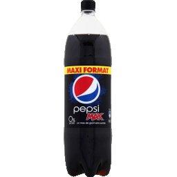 Pepsi Max - Soda au cola 0% sucres la bouteille de 2 l