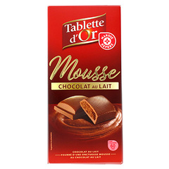 Chocolat Tablette d'Or Fourre mousse 160g