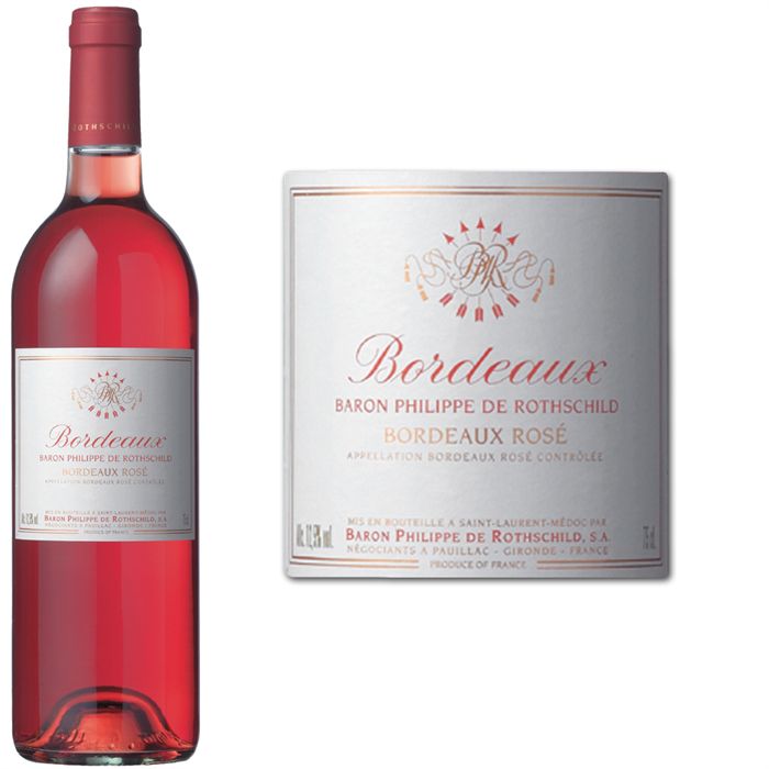 Bordeaux rosé Baron Philippe de Rothschild 12° -75cl