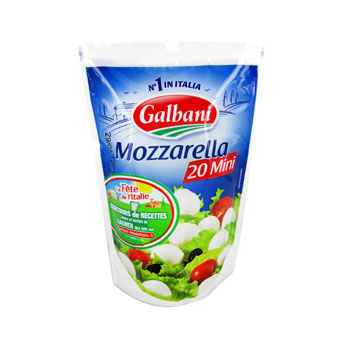 Galbani, Mozzarella Les Minis, le sachet de 20 billes - 150g