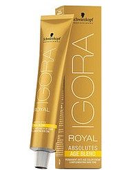 Schwarzkopf Igora Royal Absolutes 6-07 Coloration crème permanente anti-âge Blond foncé cuivré naturel 60 g