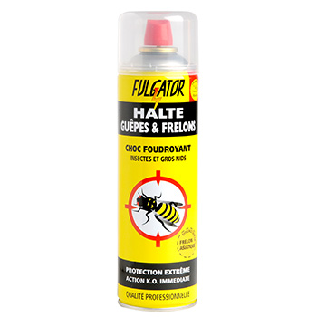 Insecticide Fulgator halte Guepe frelon aerosol 500ml